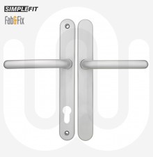 Simplefit by Fab & Fix Balmoral Lever/Lever Sprung 92PZ Door Handle Blanks - Medium Cover (243BP/211CRS) 